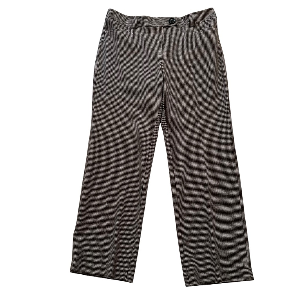 Talbots Vintage Stretch Mini Houndstooth Trouser 12P